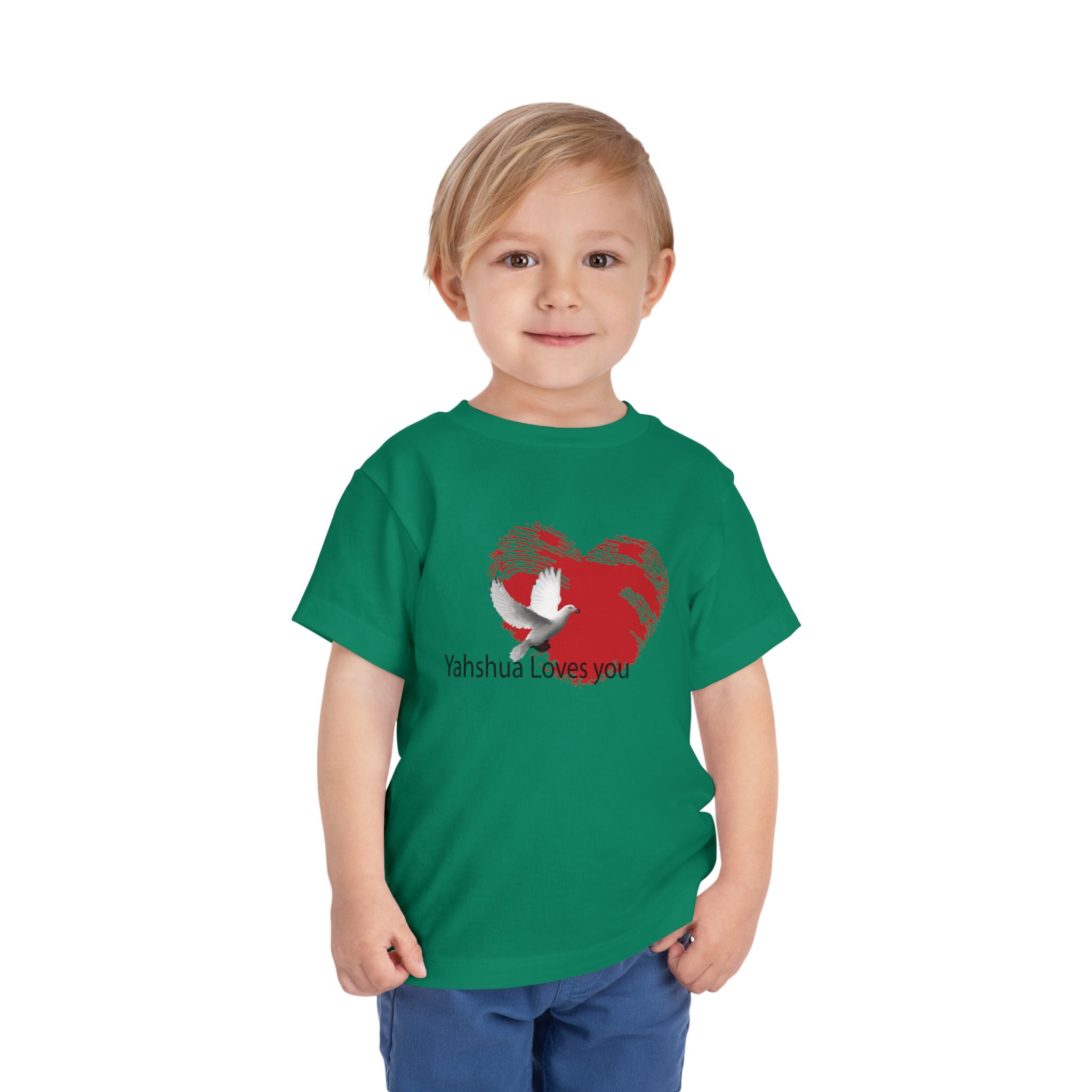 Yahshua loves you - Toddler Short Sleeve Tee