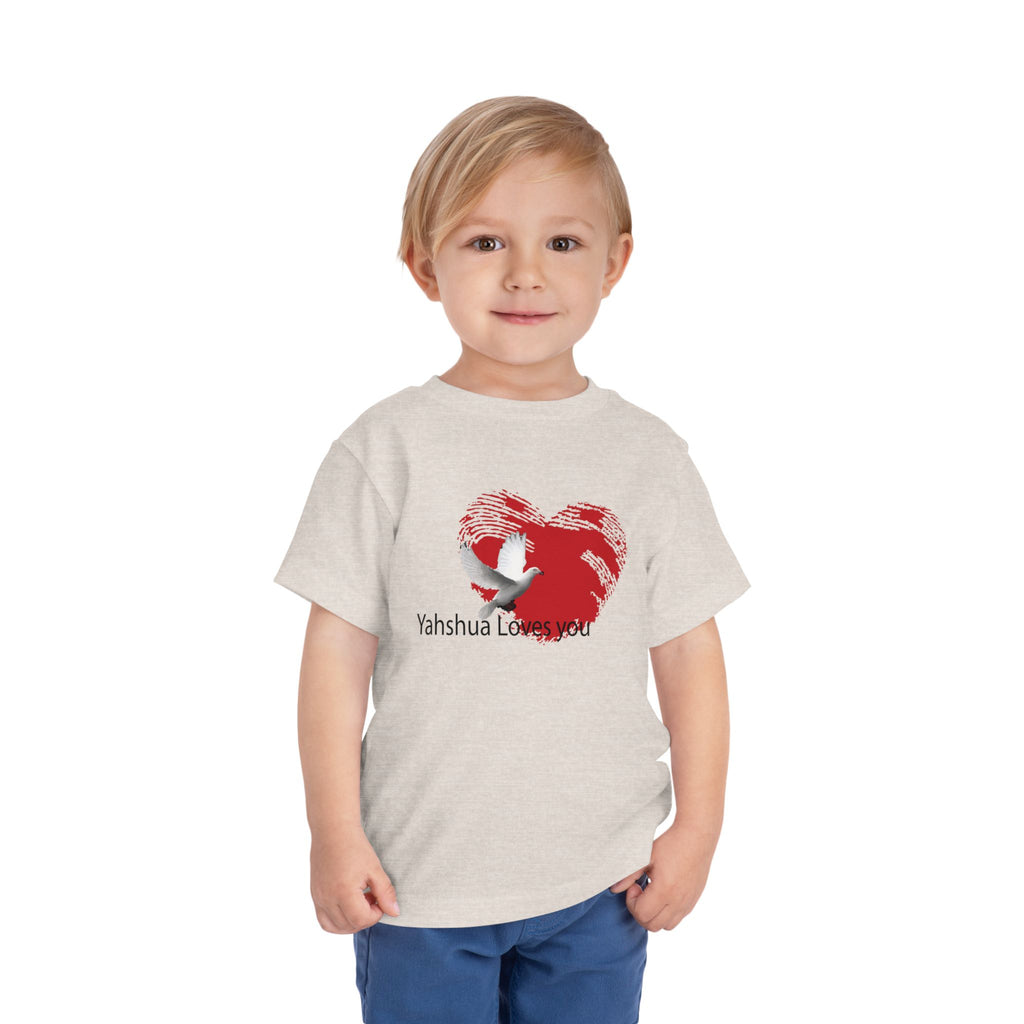 Yahshua loves you - Toddler Short Sleeve Tee