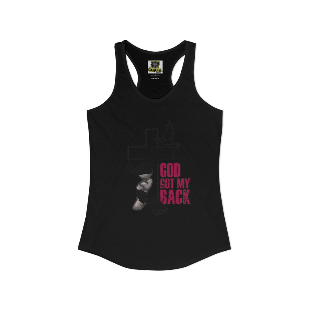 God got my back - Women's Ideal Racerback Tank