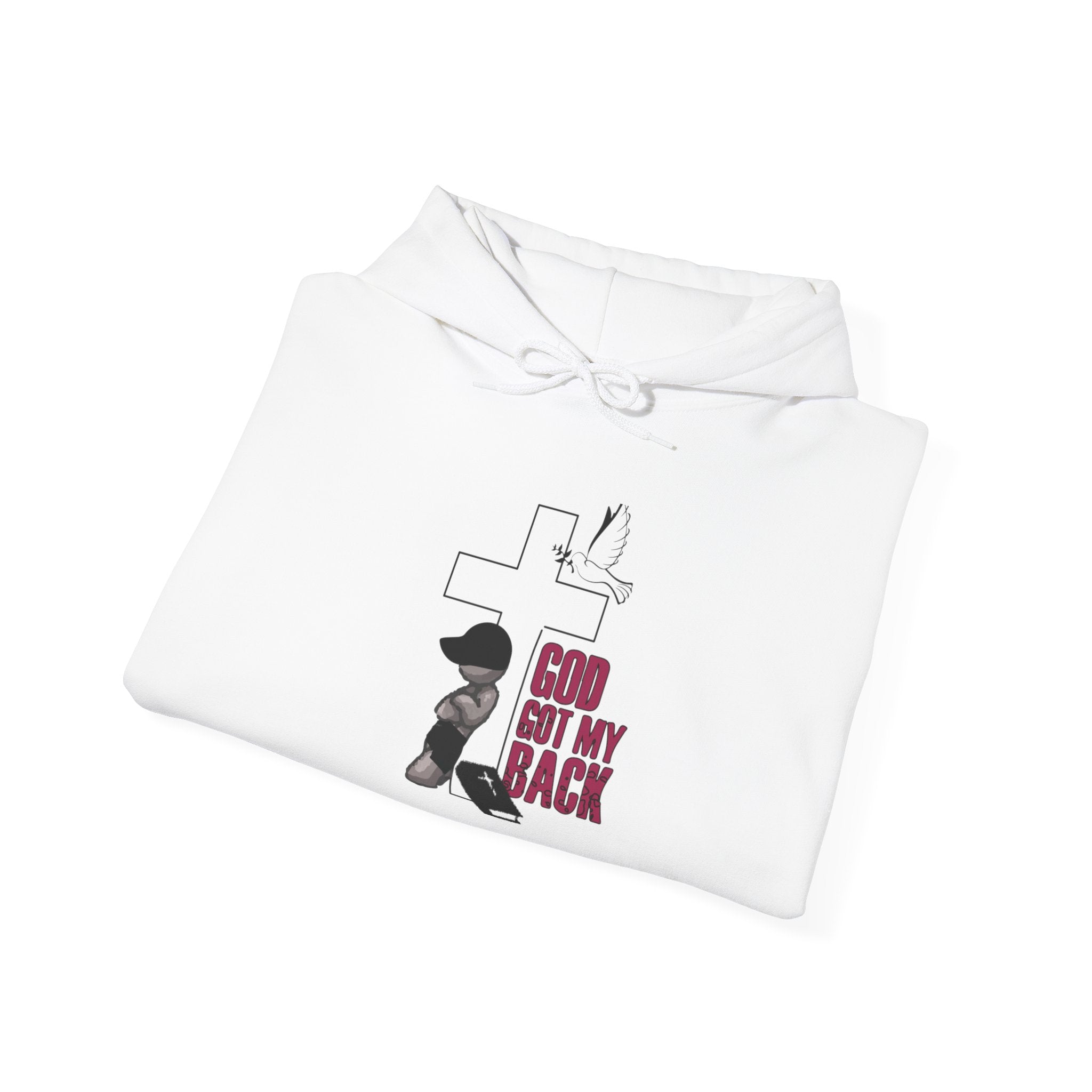 God got my back - Unisex Heavy Blend™ Hooded Sweatshirt