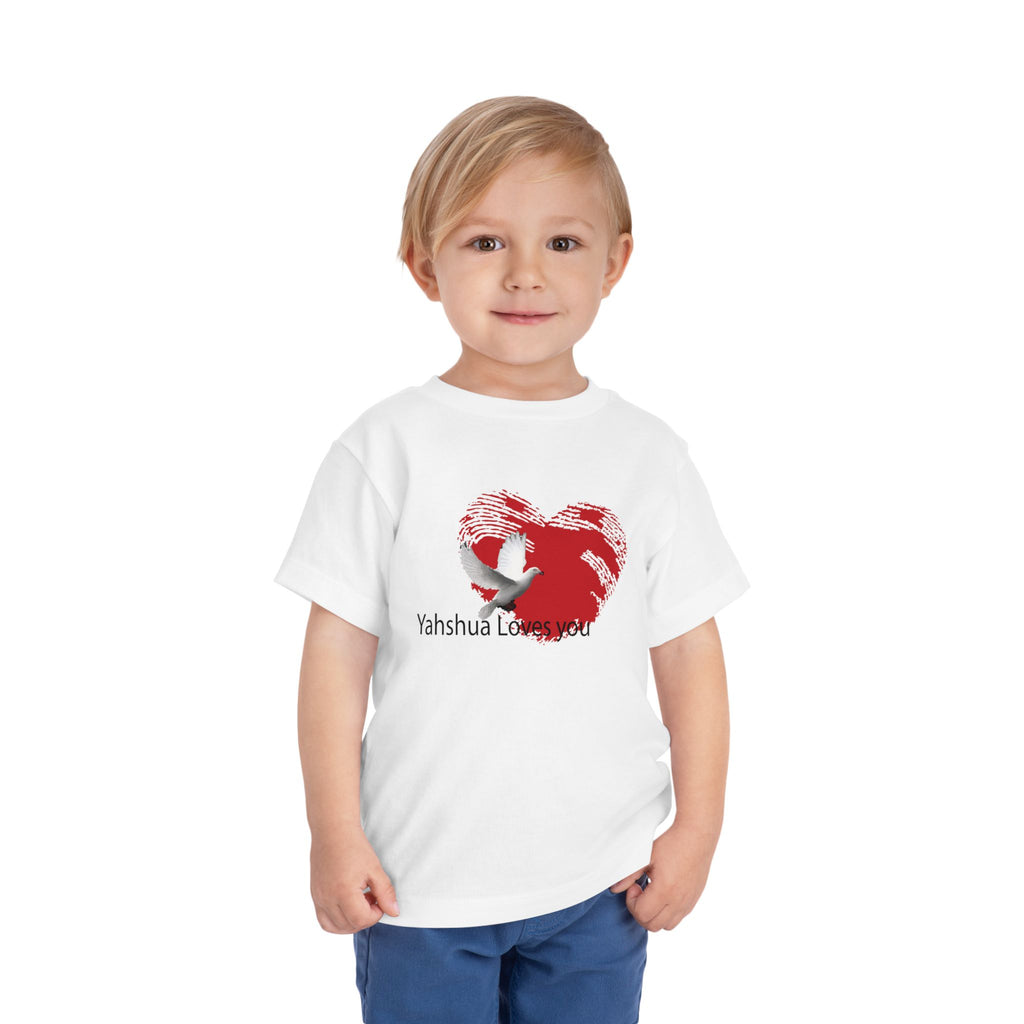 Yahshua loves you - Toddler Short Sleeve Tee