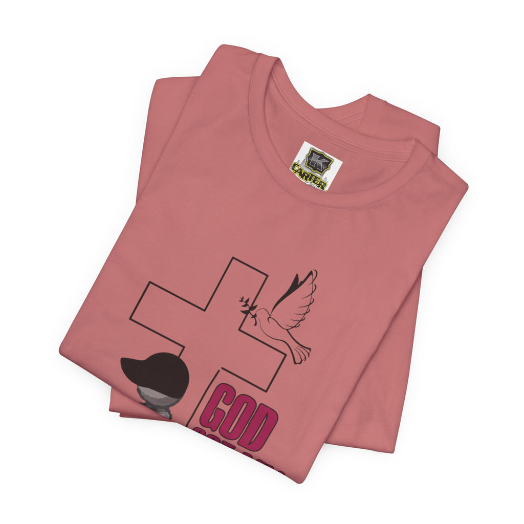 God got my back - Unisex Jersey Short Sleeve Tee