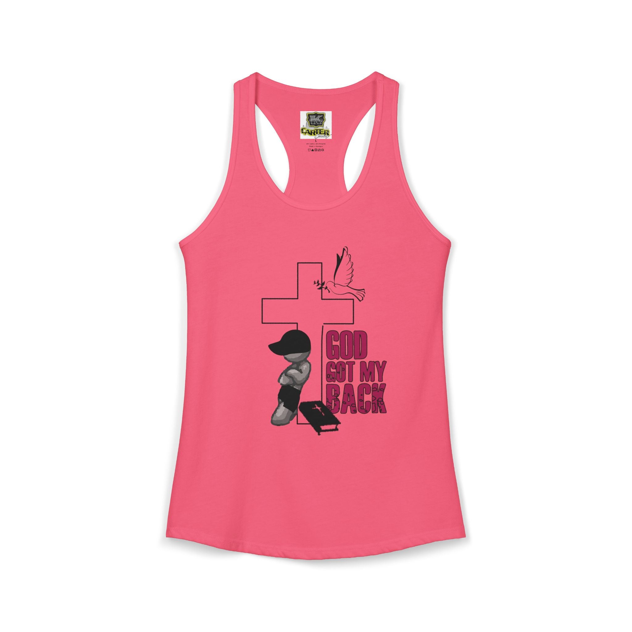 God got my back - Women's Ideal Racerback Tank