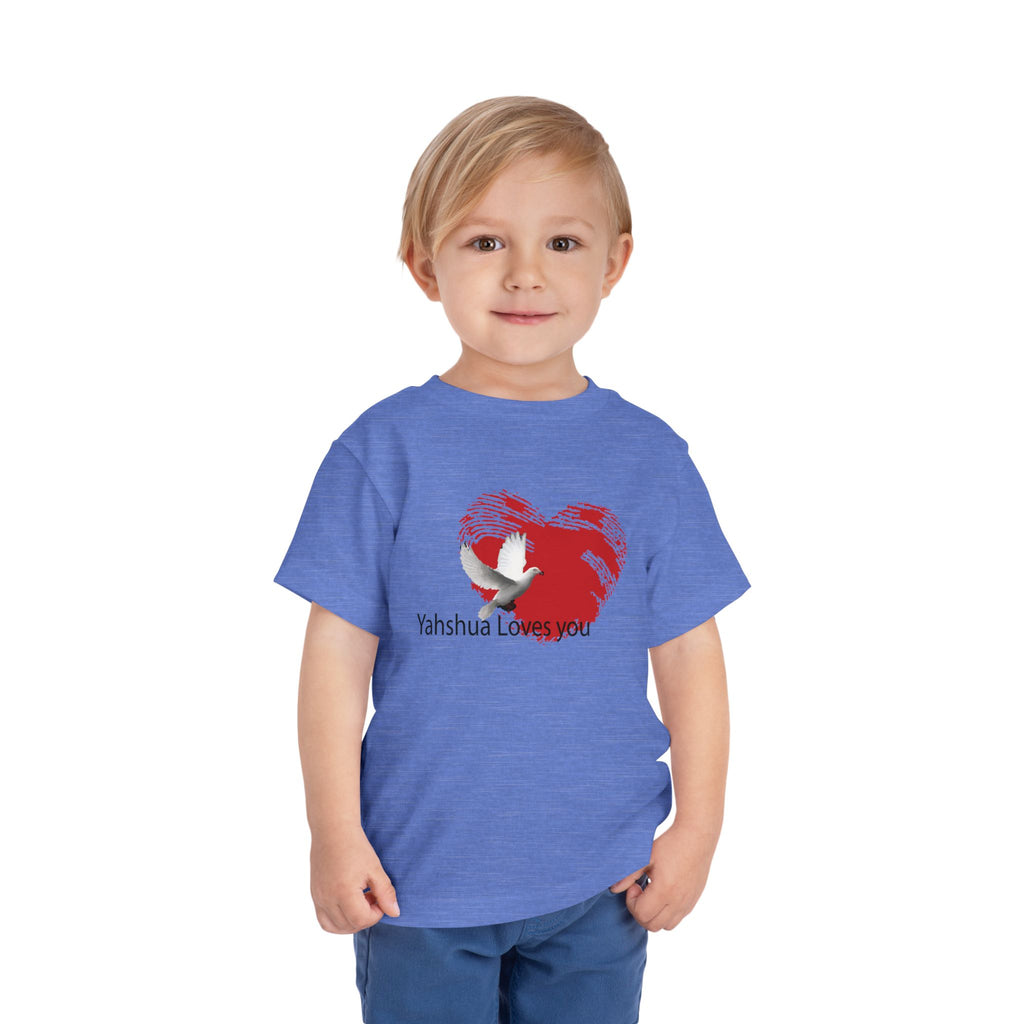 Yahshua loves you - Toddler Short Sleeve Tee