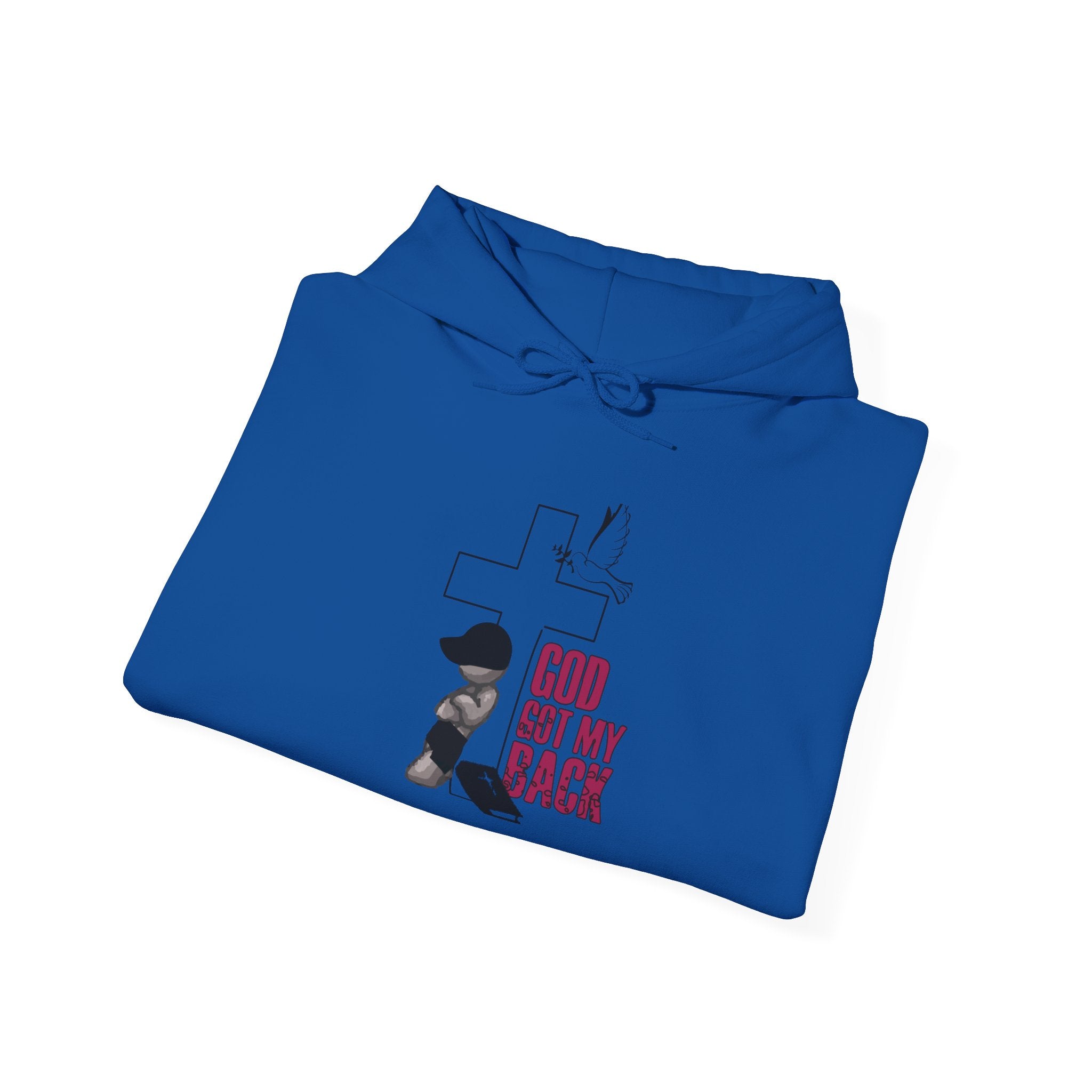 God got my back - Unisex Heavy Blend™ Hooded Sweatshirt