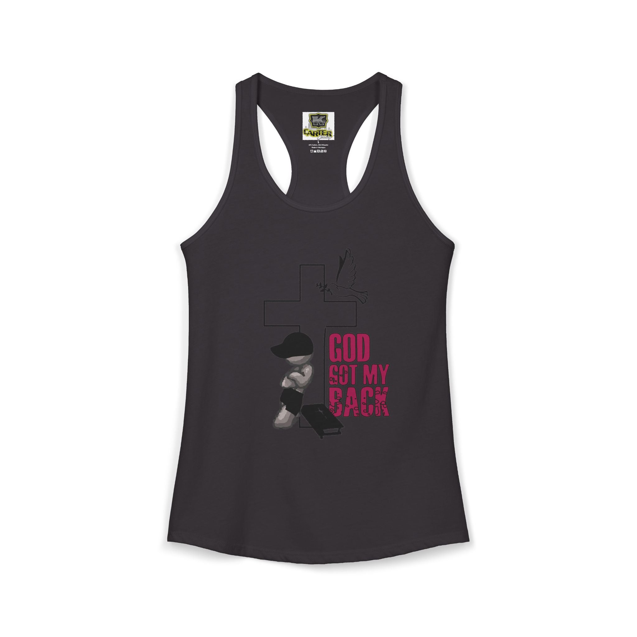 God got my back - Women's Ideal Racerback Tank