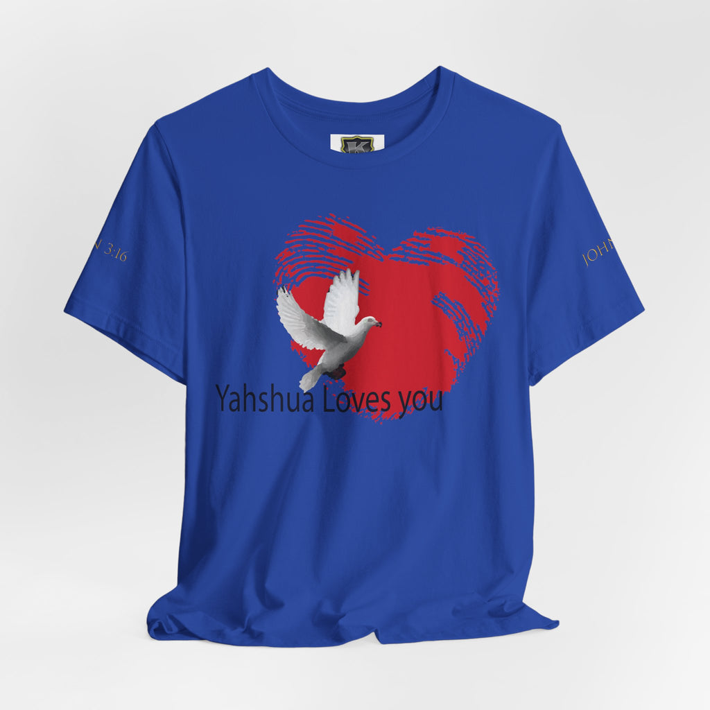 Yahshua loves me - Unisex Jersey Short Sleeve Tee