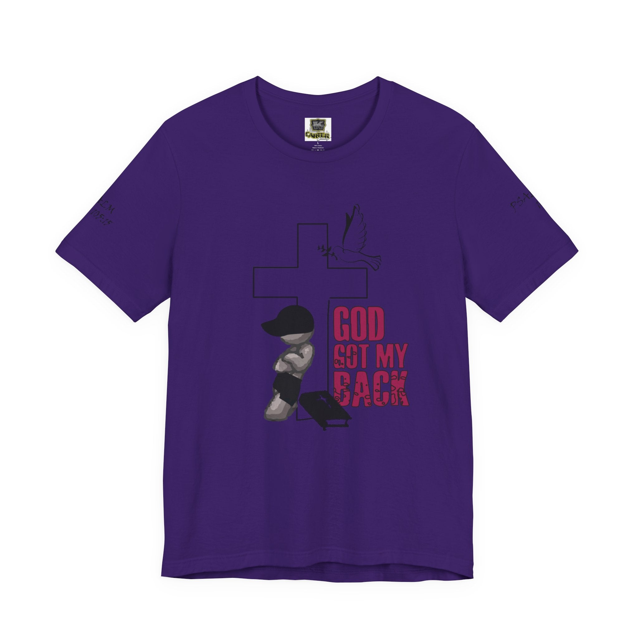 God got my back - Unisex Jersey Short Sleeve Tee