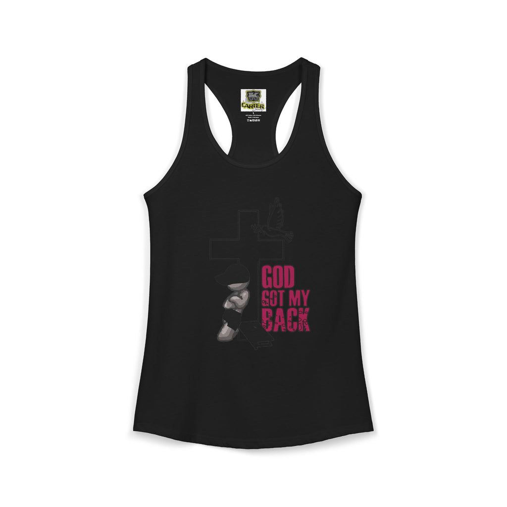 God got my back - Women's Ideal Racerback Tank