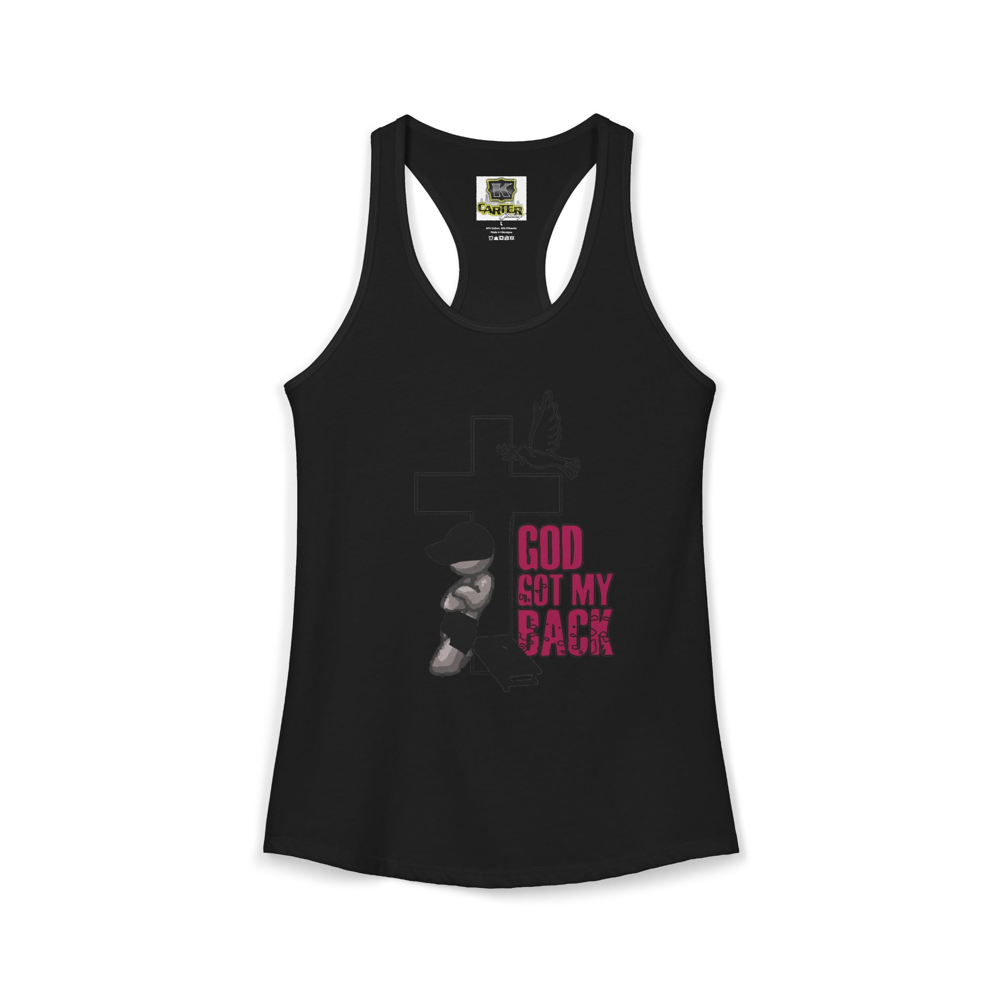God got my back - Women's Ideal Racerback Tank
