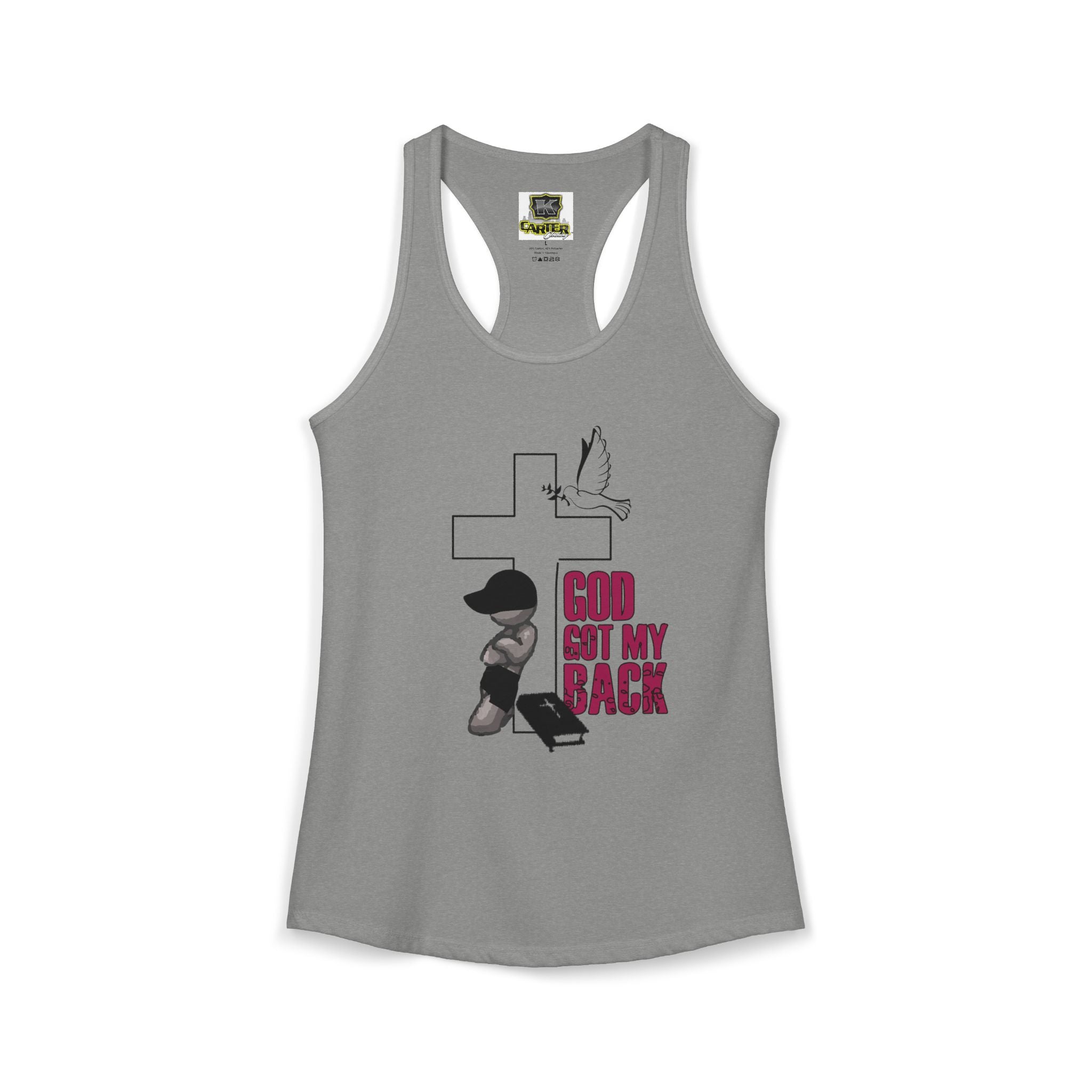God got my back - Women's Ideal Racerback Tank