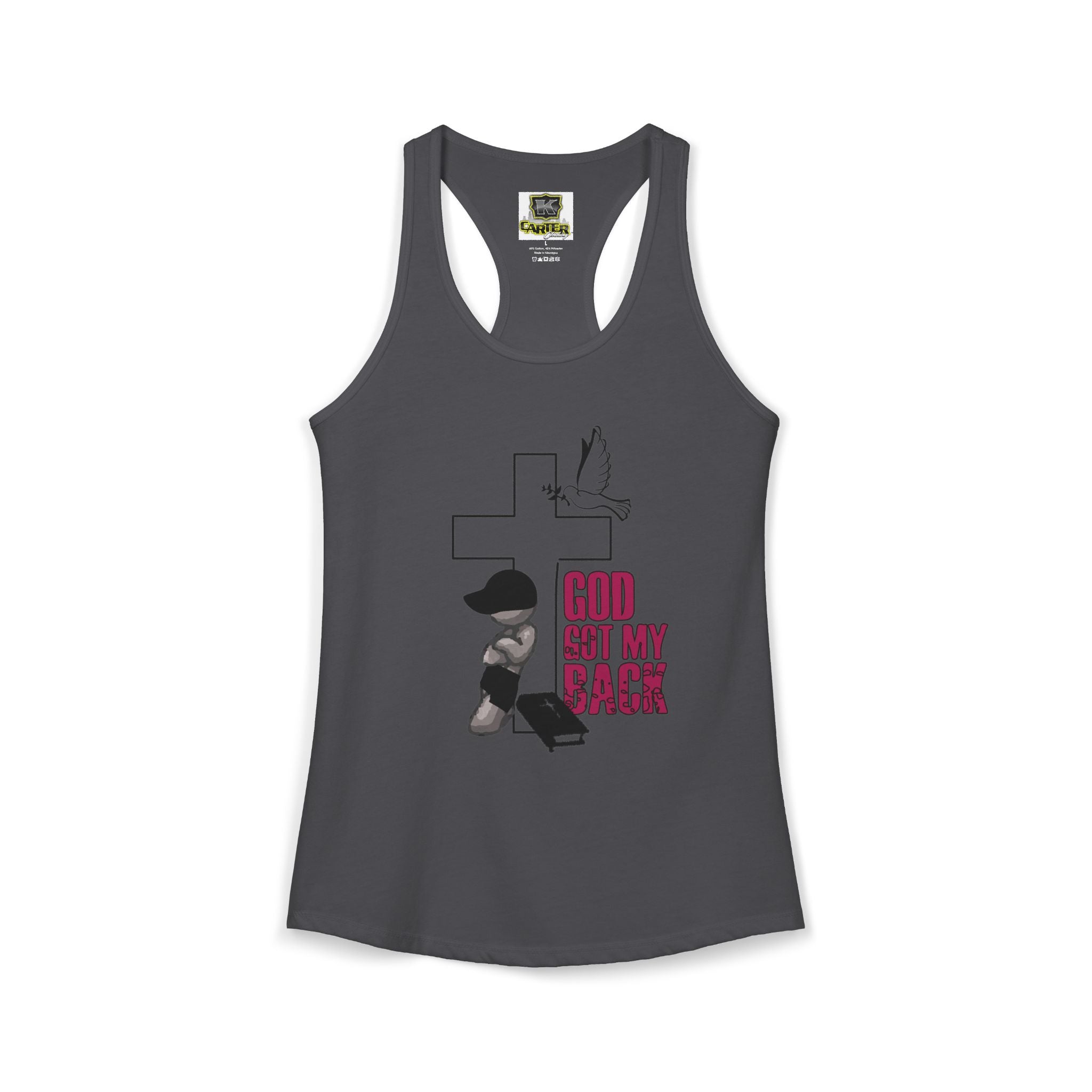 God got my back - Women's Ideal Racerback Tank