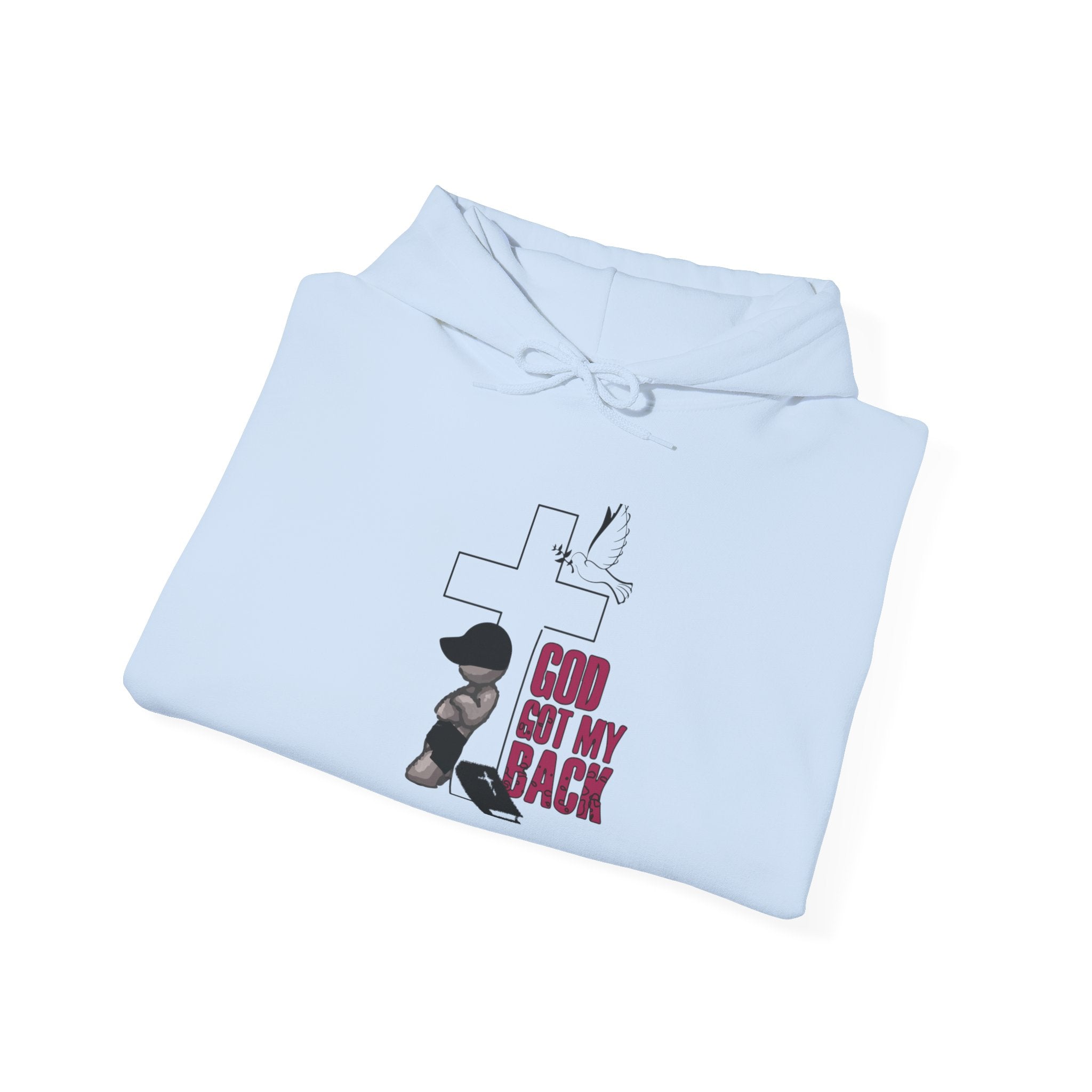 God got my back - Unisex Heavy Blend™ Hooded Sweatshirt