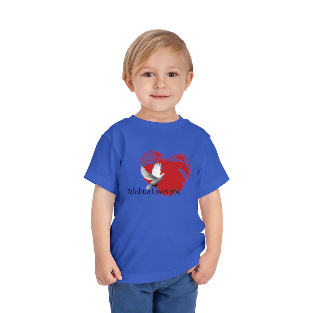 Yahshua loves you - Toddler Short Sleeve Tee