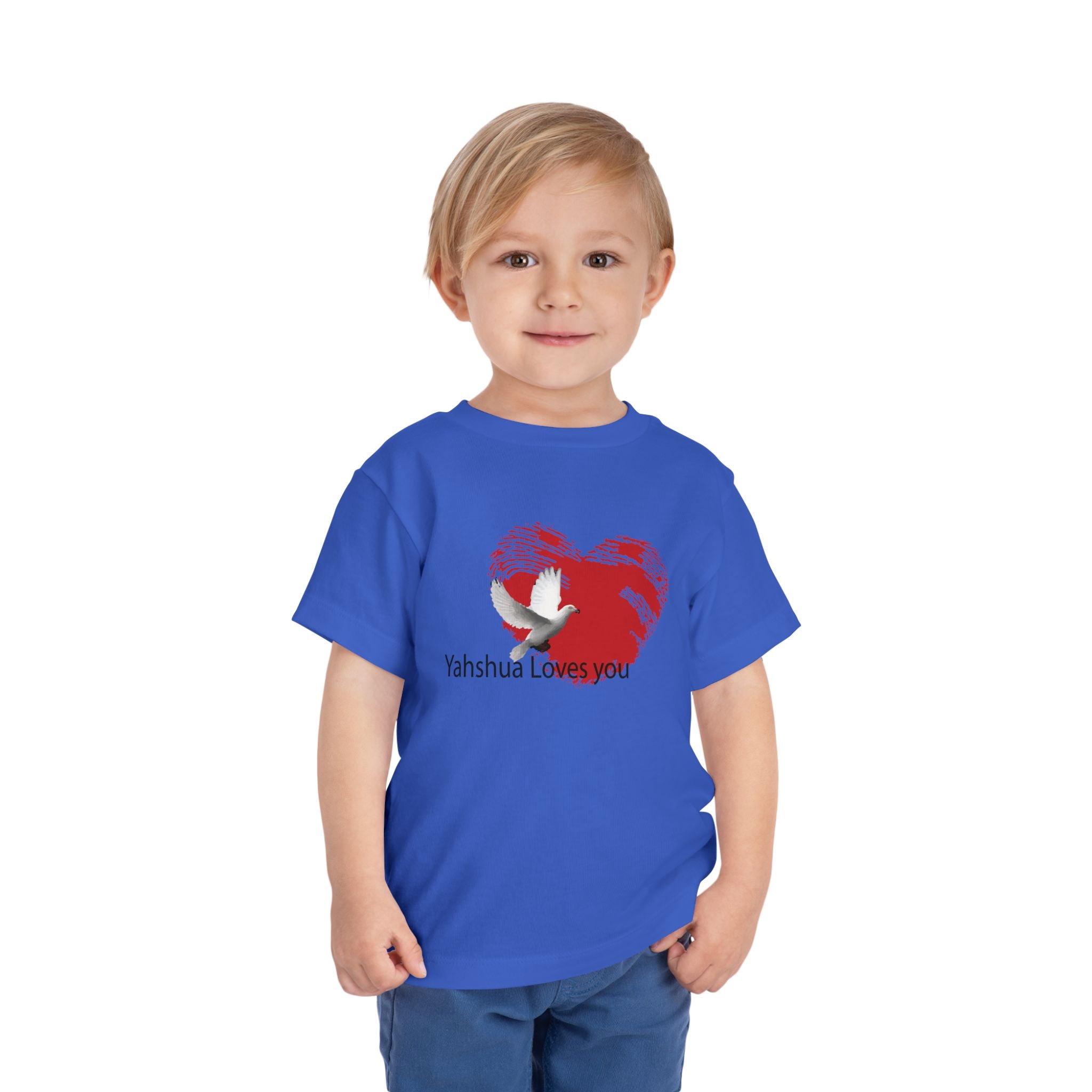 Yahshua loves you - Toddler Short Sleeve Tee