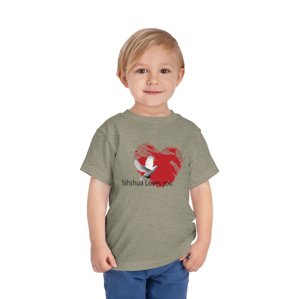 Yahshua loves you - Toddler Short Sleeve Tee