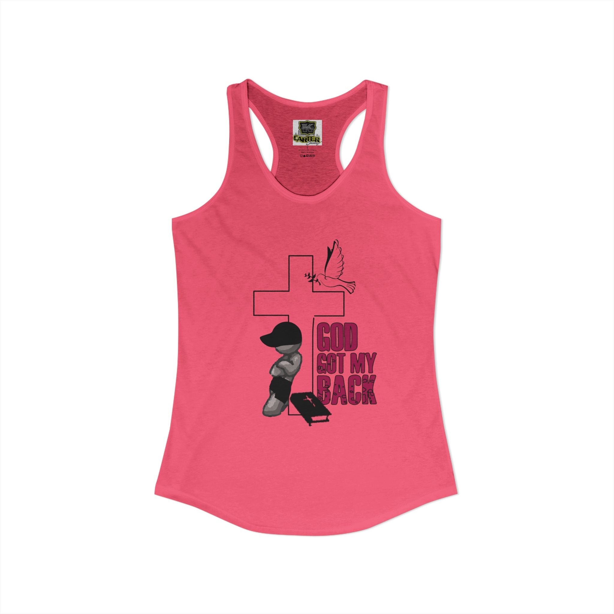 God got my back - Women's Ideal Racerback Tank