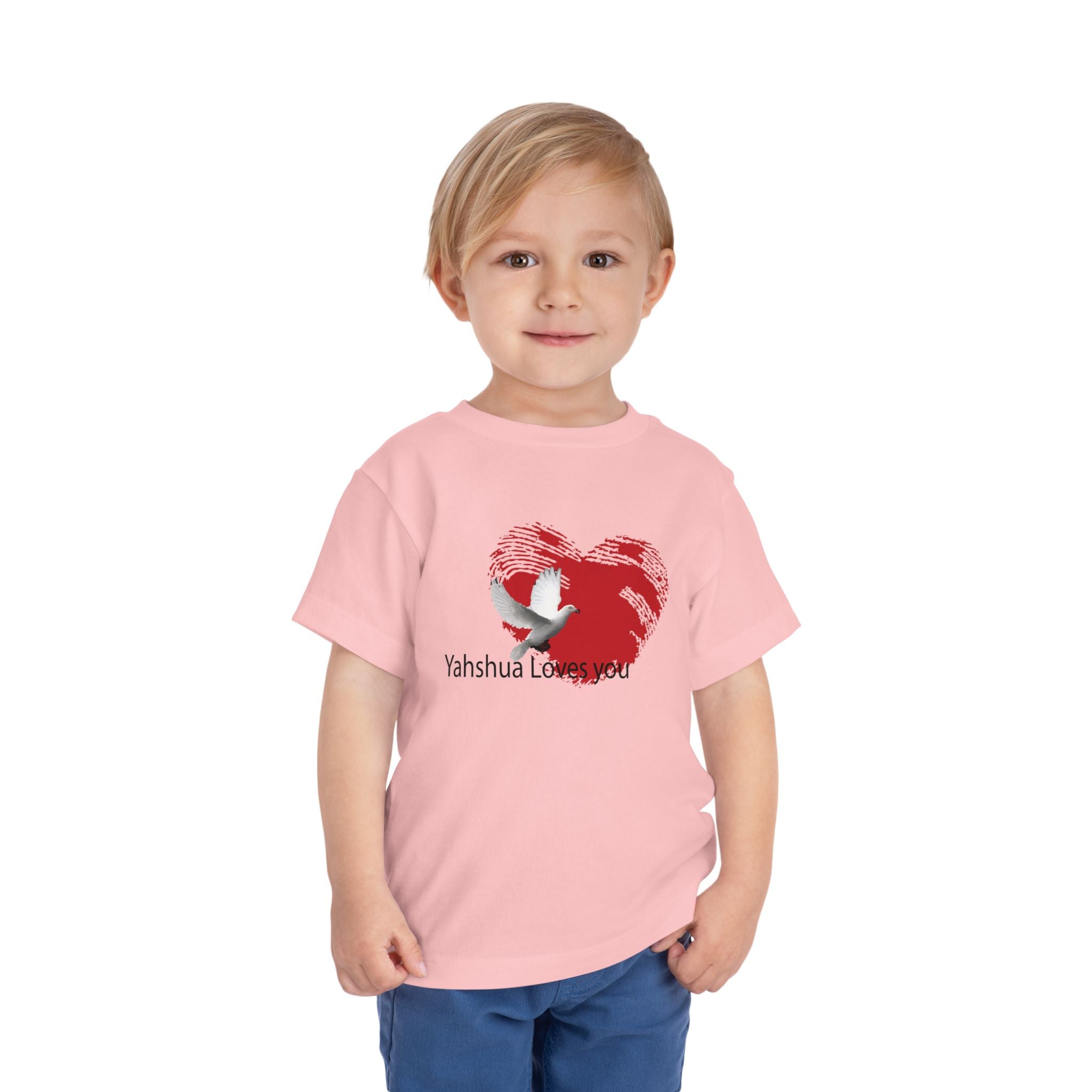 Yahshua loves you - Toddler Short Sleeve Tee